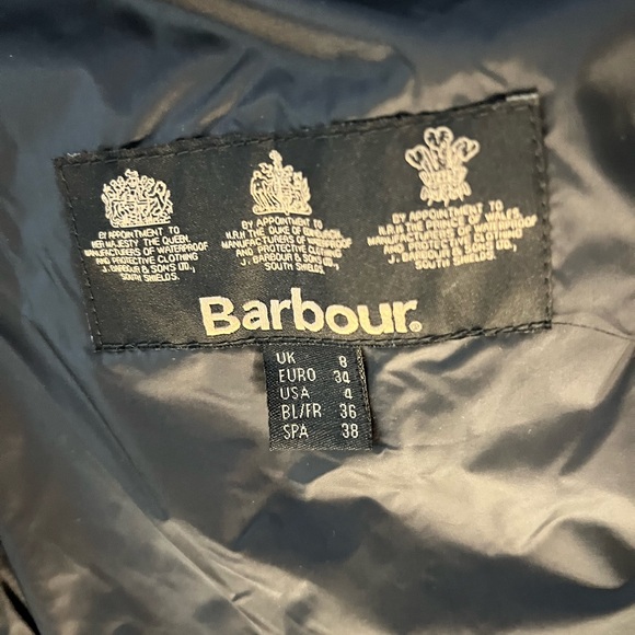Beautiful New Barbour Cavalry Polarquilt Jacket in Black - UK 8/US 4 - Picture 2 of 5